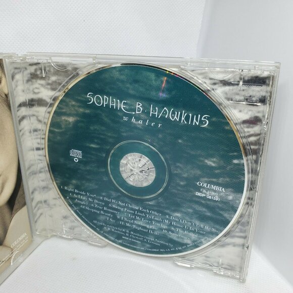Whaler by Sophie B. Hawkins CD 1994 - Columbia Records, No Scratches, Excellent - Picture 10 of 10